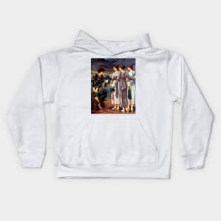 The Arming of Perseus - Edward Coley Burne-Jones Kids Hoodie